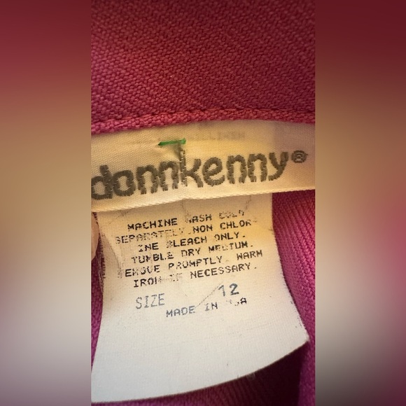 DonKenny Fuchsia Vintage 90s Y2K Statement Piece "Power" Blazer Size 12 - Picture 5 of 5